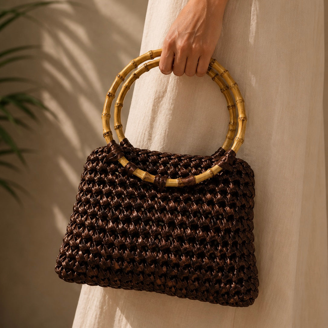 Bolso echo a ganchillo