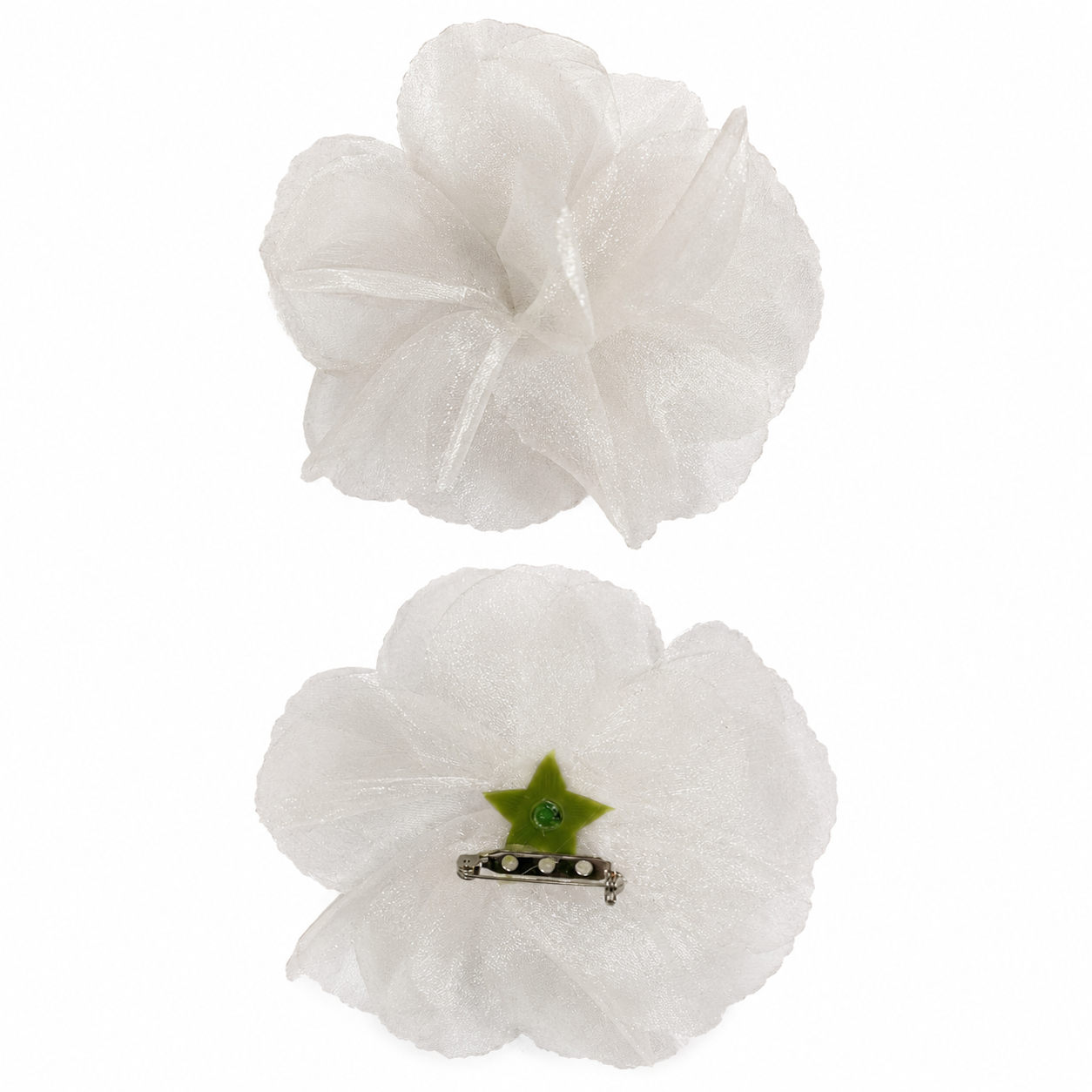 Flor adorno de tela