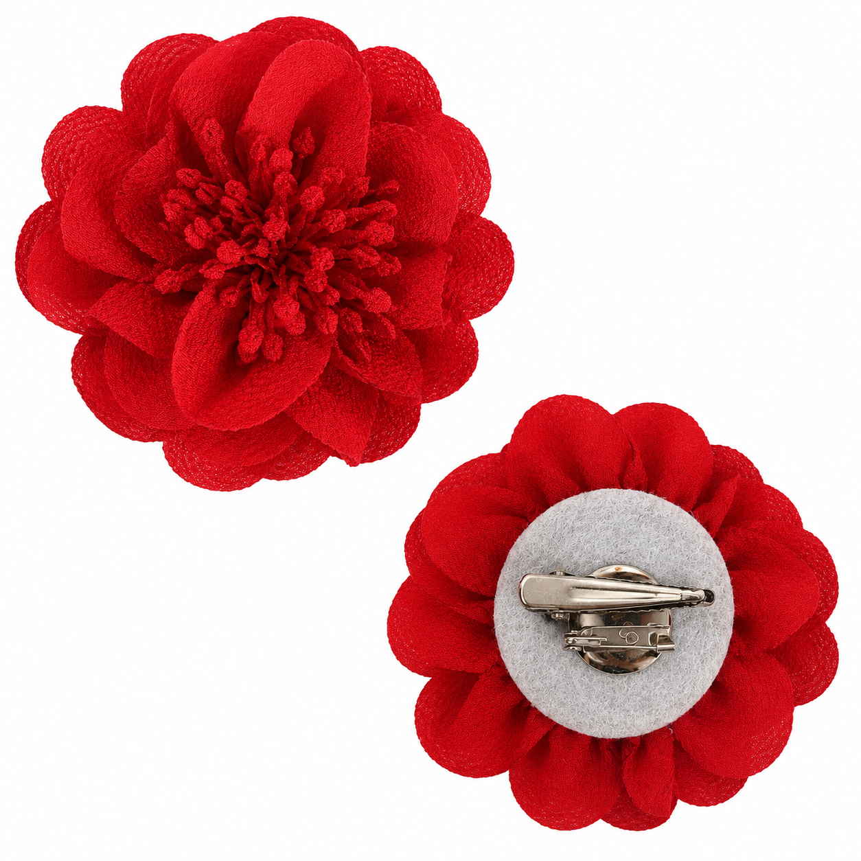 Flor adorno de tela