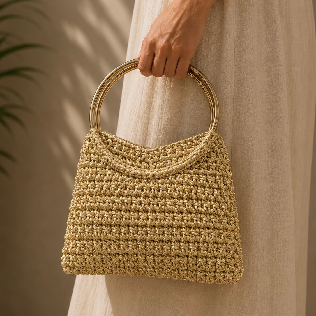 Bolso echo a ganchillo