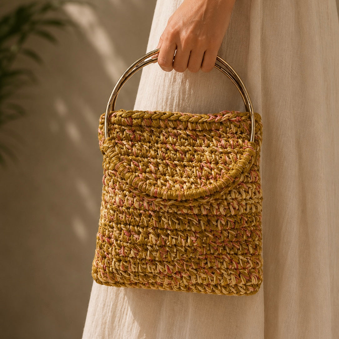 Bolso echo a ganchillo
