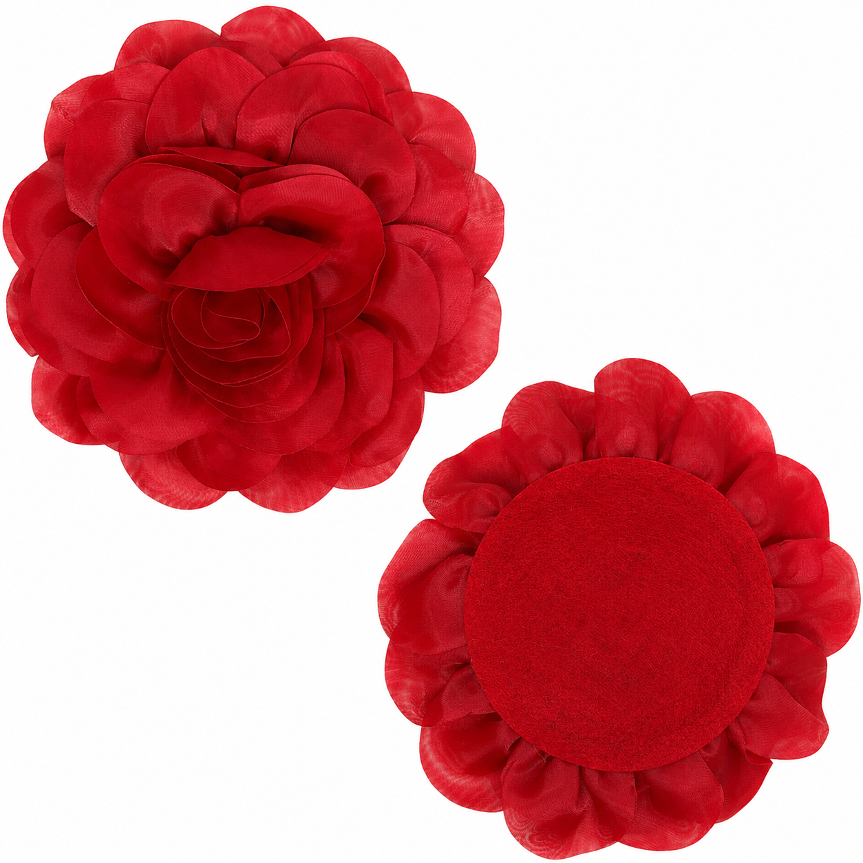 Flor adorno de tela