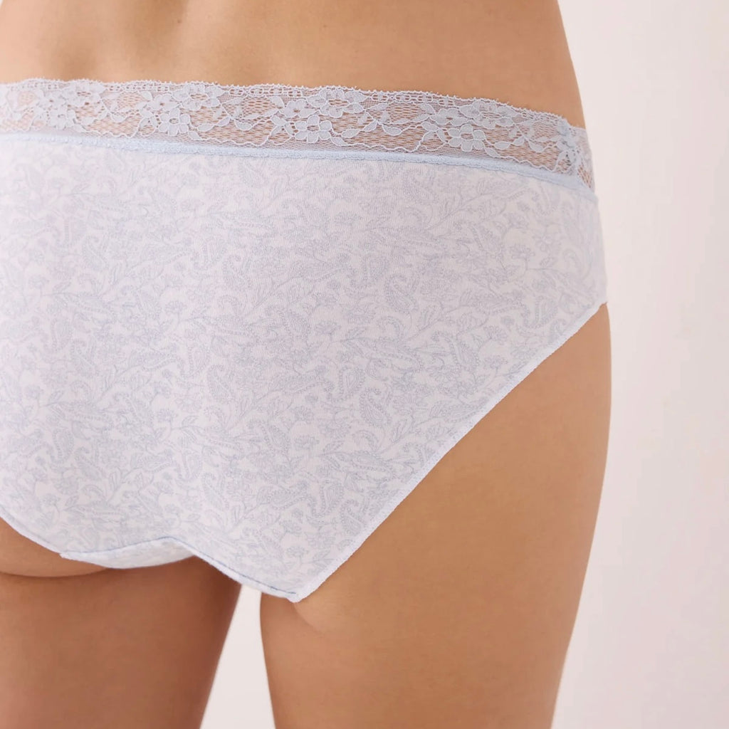 Pack de 2 bragas midi algodón estampadas 19555