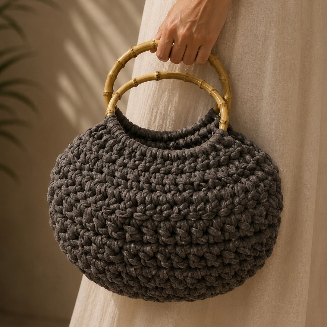 Bolso echo a ganchillo