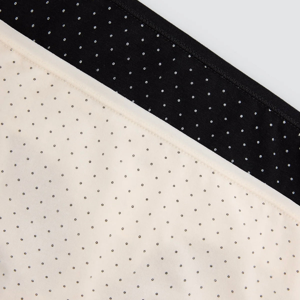Pack de 2 tangas algodón estampados negro y beige multicolor 19549