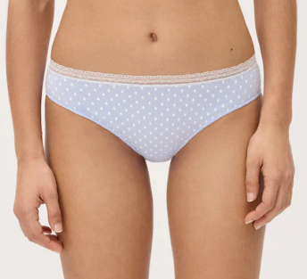 Pack de 2 bragas midi estampadas pastel tonos azules