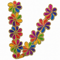 Flor con colores