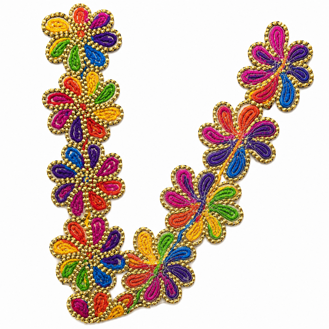 Flor con colores