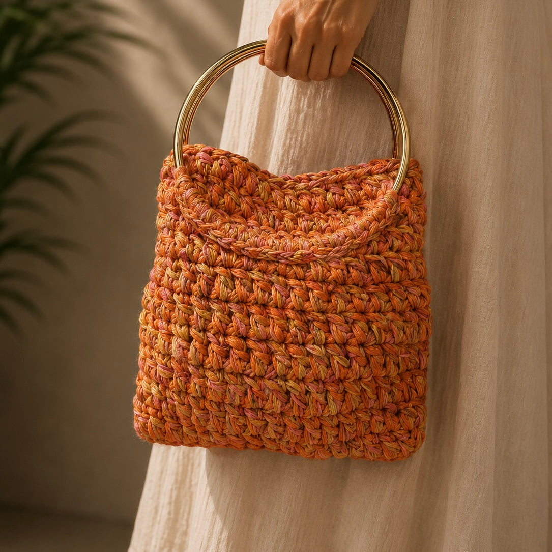 Bolso echo a ganchillo