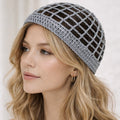 Gorro tejido a mano en crochet