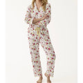 PIJAMA ESMOQUIN LARGO CON MANGA LARGA VISCOSA BLISS N21092
