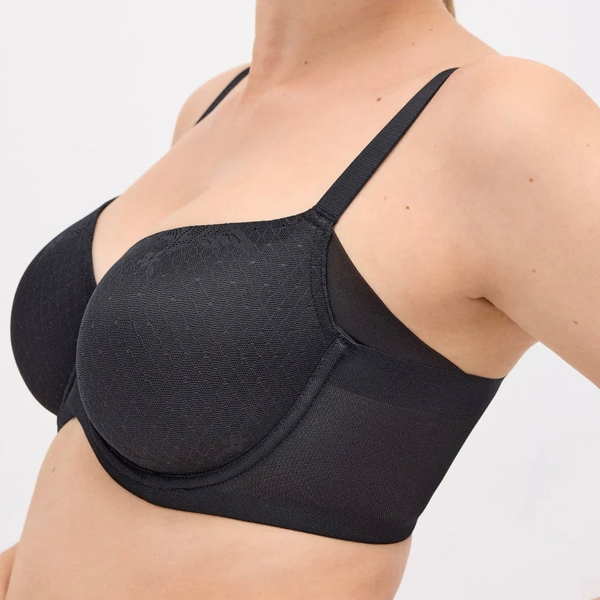 Sujetador capacidad con aro con relleno Mary negro 10159