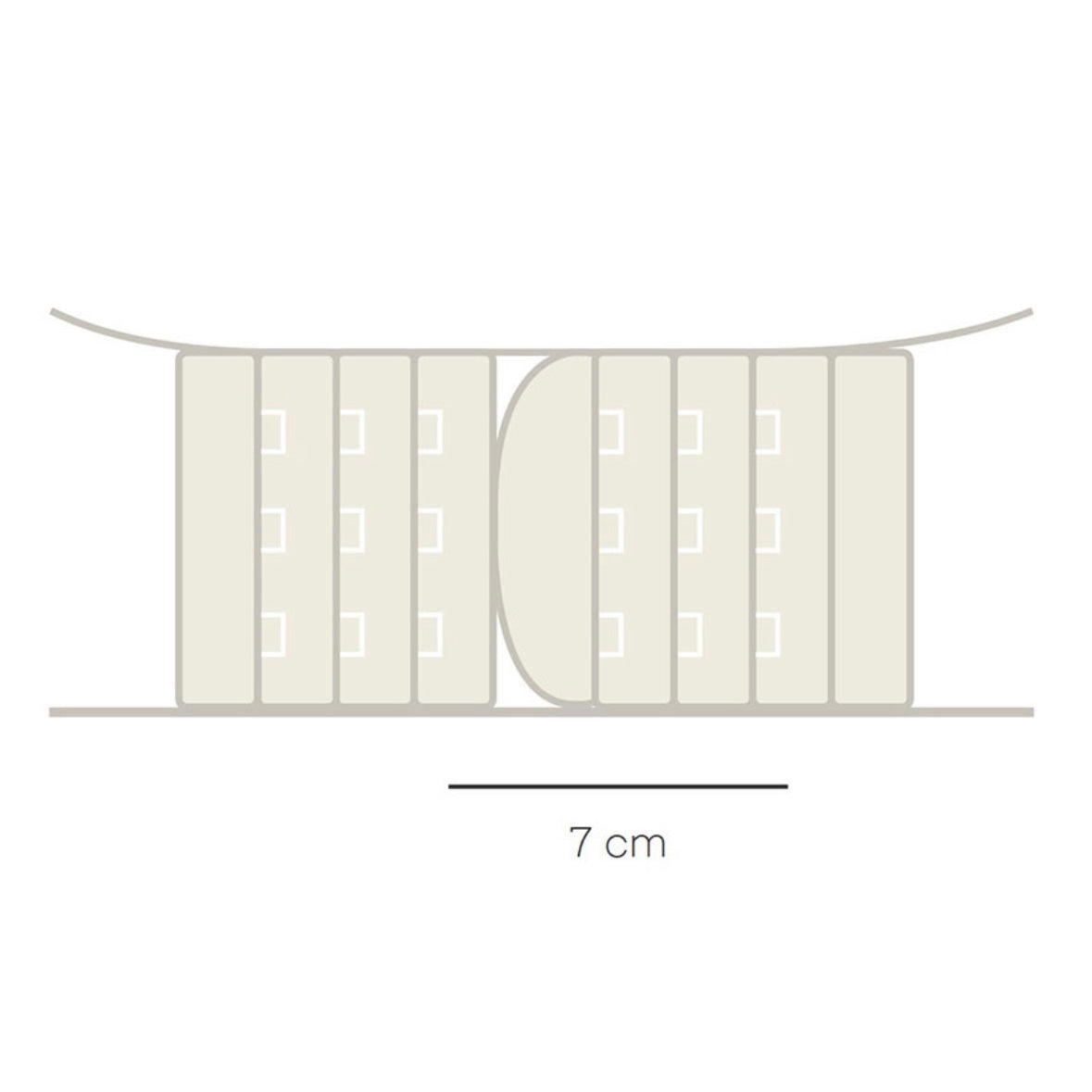 Extensor para sujetador triple