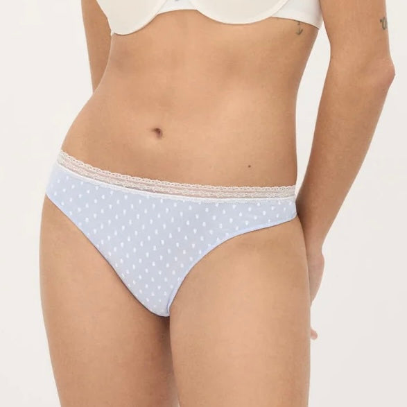 Pack de 2 tangas estampados pastel tonos azules