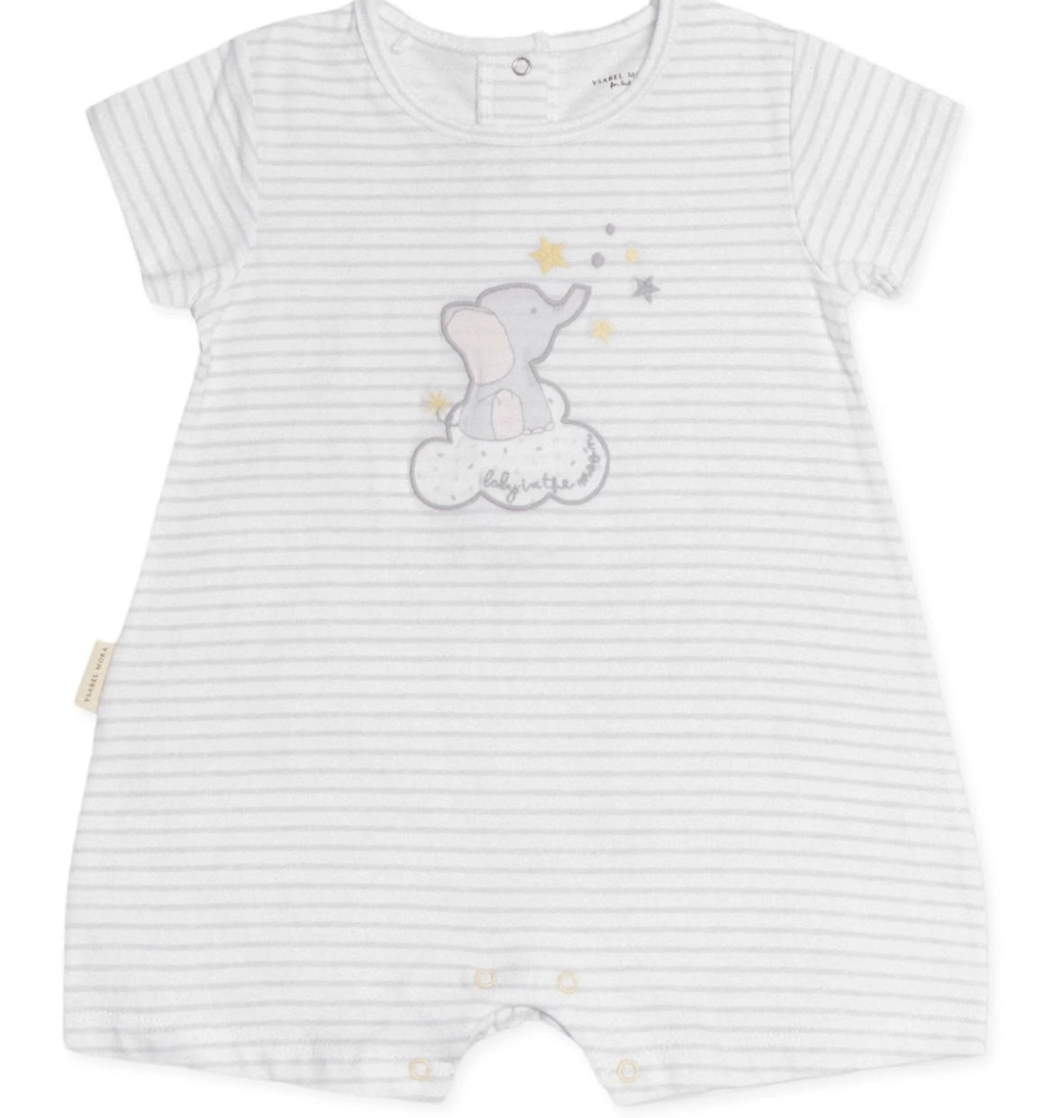 Pelele Bebé Corto Elephant 25403 Ysabel mora