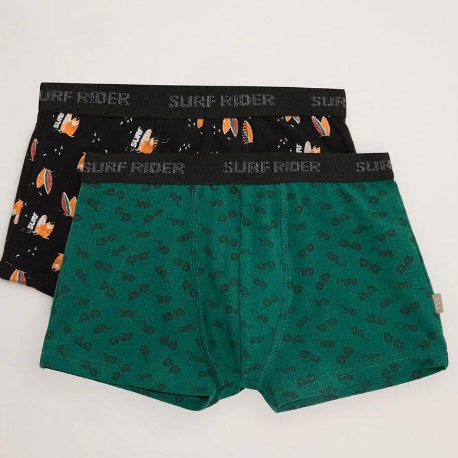 Pack de 2 bóxer juveniles estampados variados