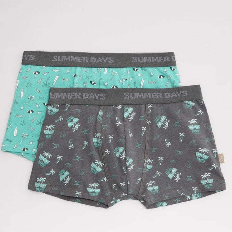 Pack de 2 bóxer juveniles estampados variados