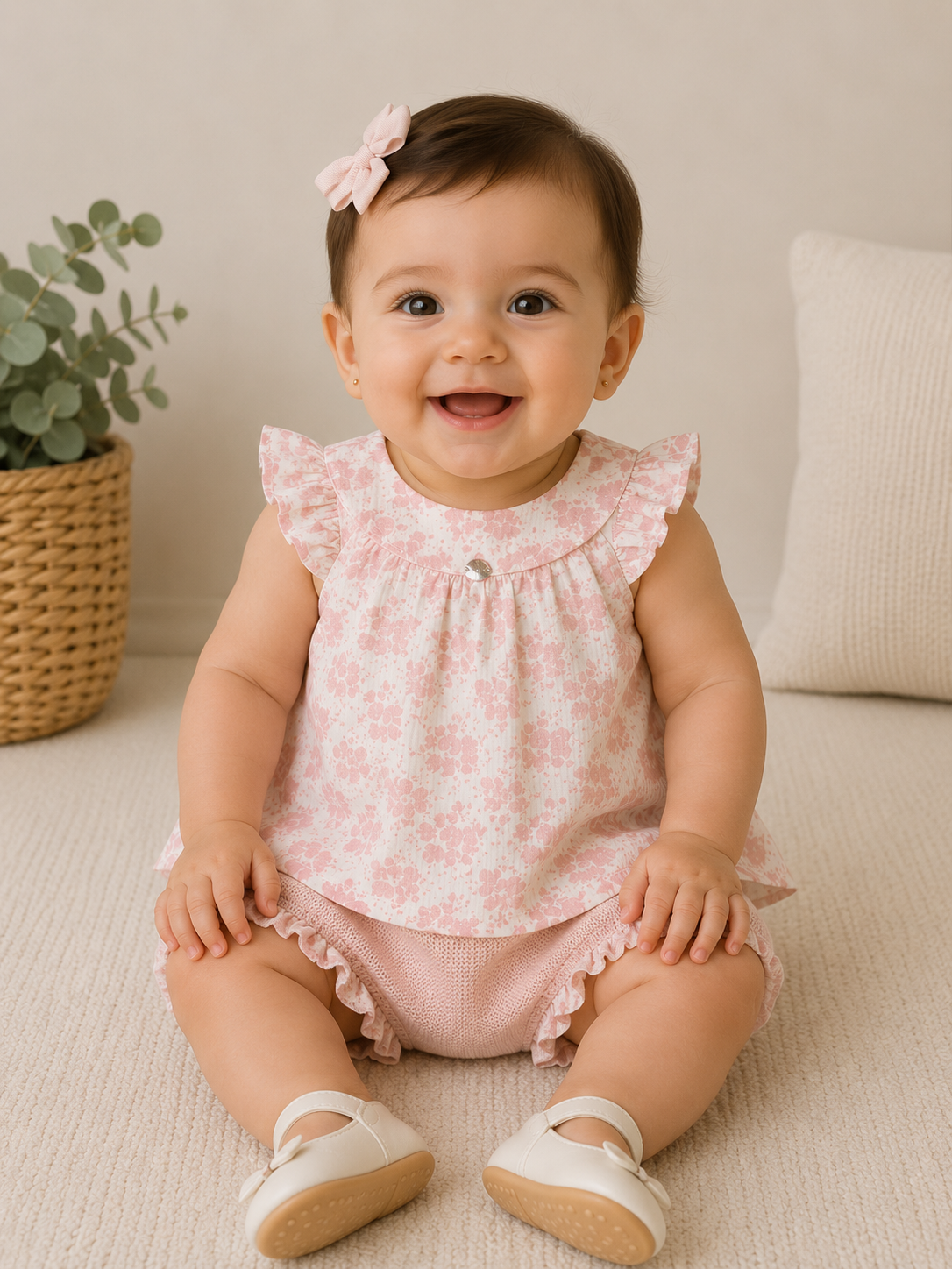 Conjunto bebe rosa