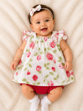 Conjunto camisa tirantes flores