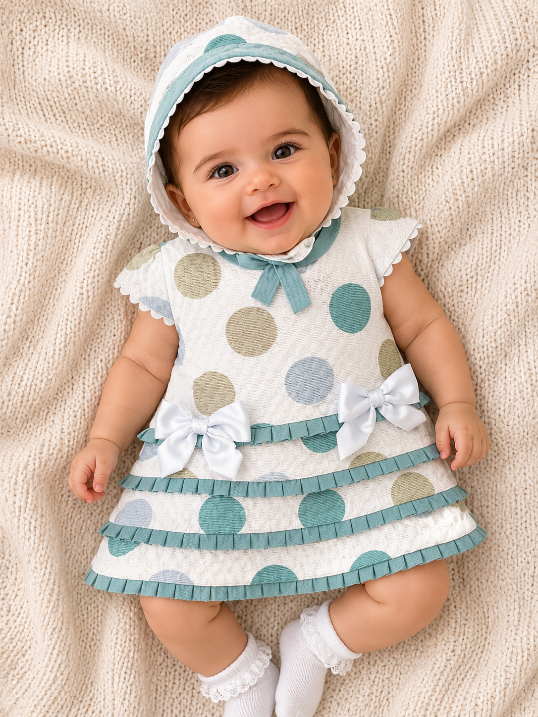 Vestido con gorro de Miranda