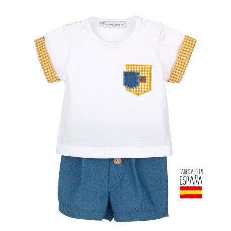 Conjunto pantalón milai bebé niño 17839-B