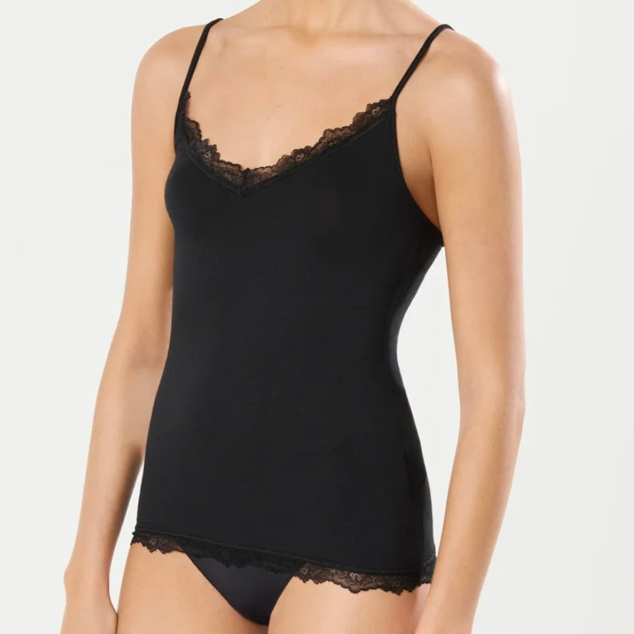 Camiseta interior tirantes bambú negro 19459