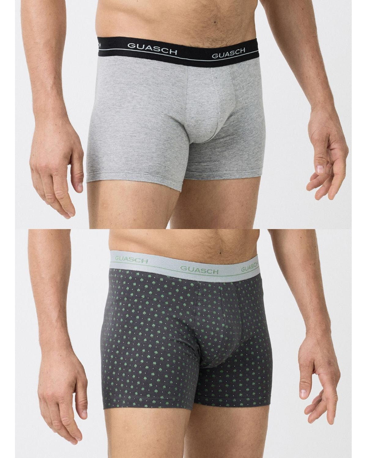 Bóxer de algodón elástico (Pack de 2)